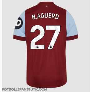 West Ham United Nayef Aguerd #27 Replika Hemmatröja 2023-24 Kortärmad